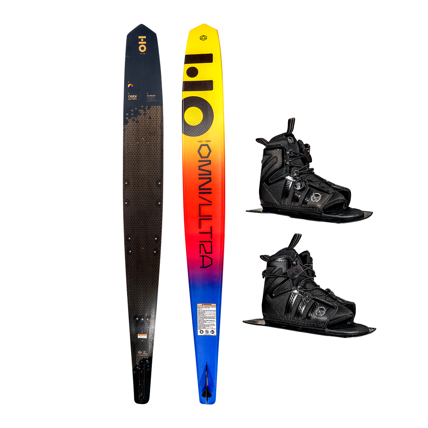 Omni Ultra Black w/Double Stance 130 ATOP Boots