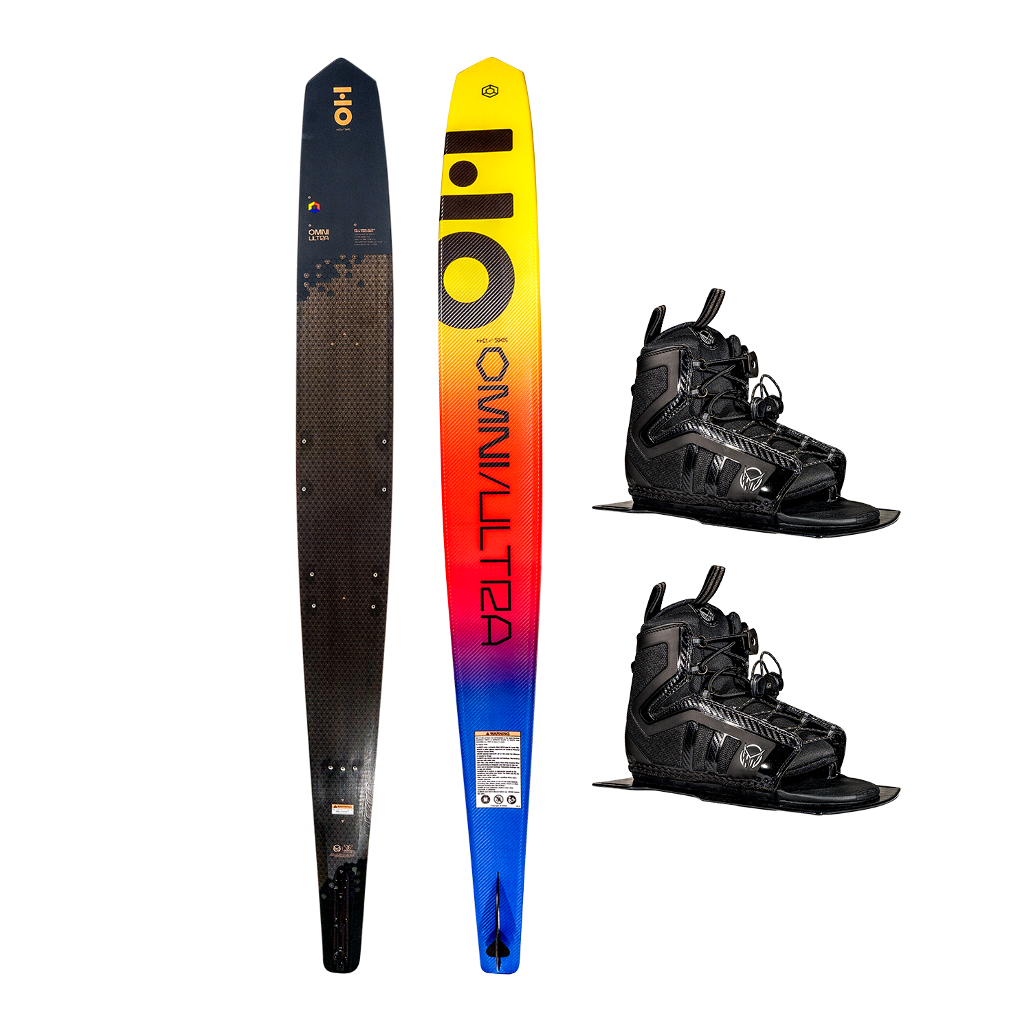 Omni Ultra Black w/Double Stance 130 Boots