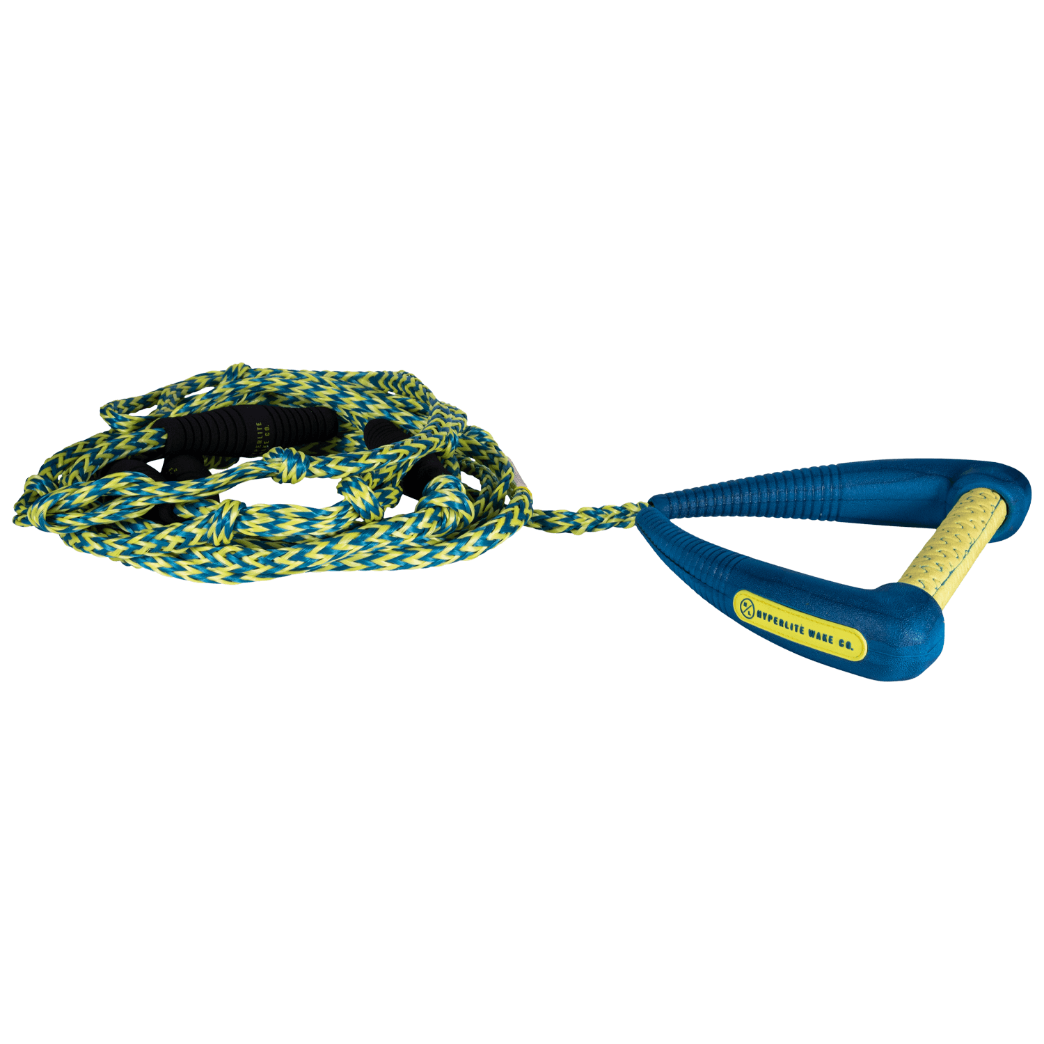 25' Pro Surf Rope w/ Handle Blue & Yellow