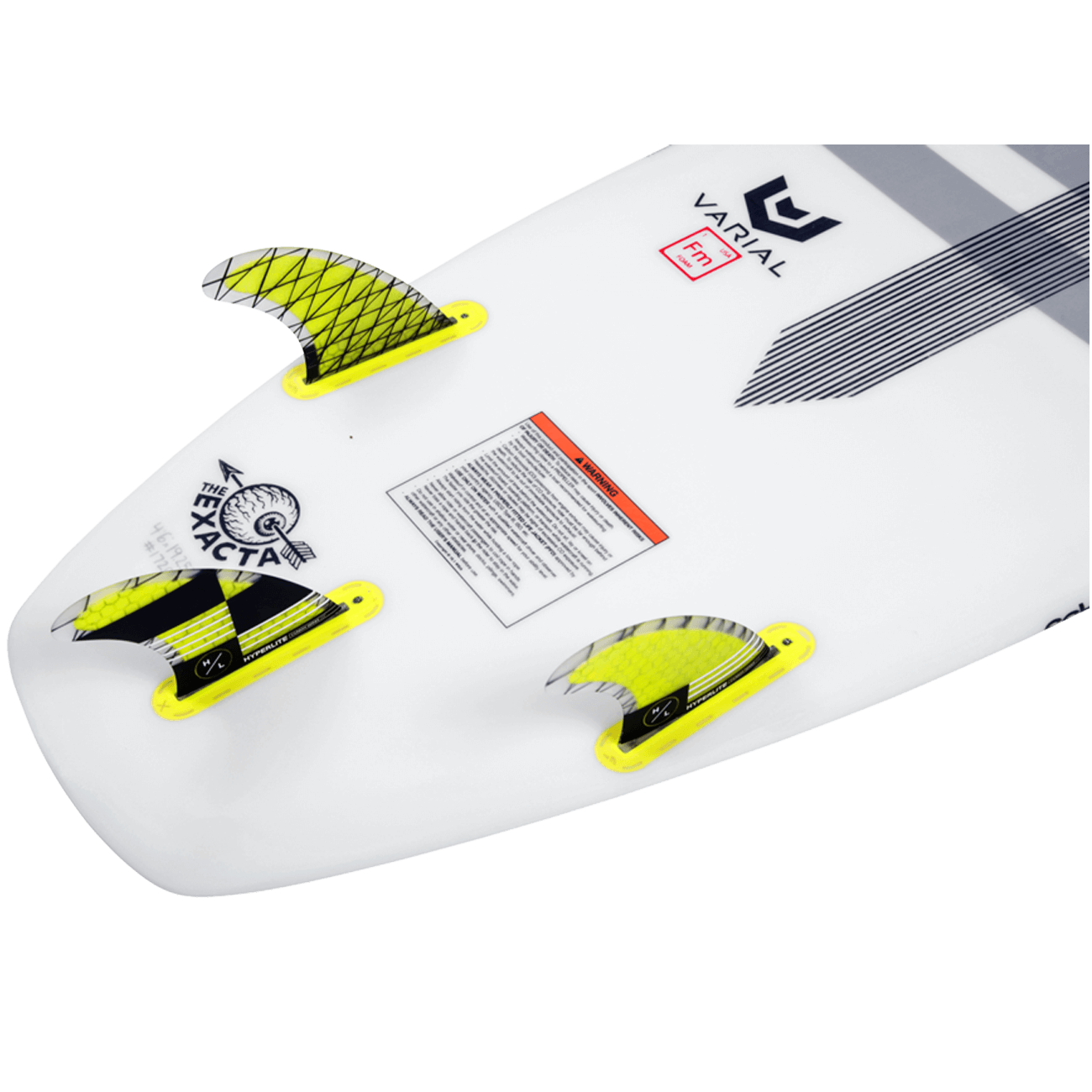 4.75 Carbon Surf Fin Set w/Key 3-Pack