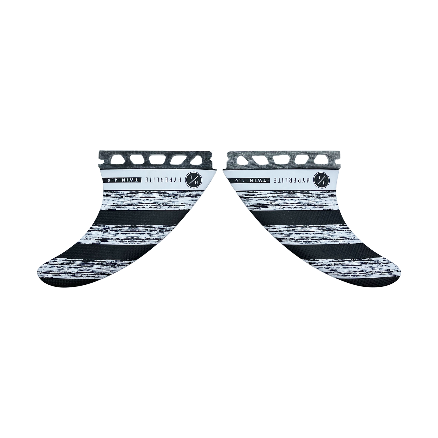 4.6 Carbon Twin Fin - Pair